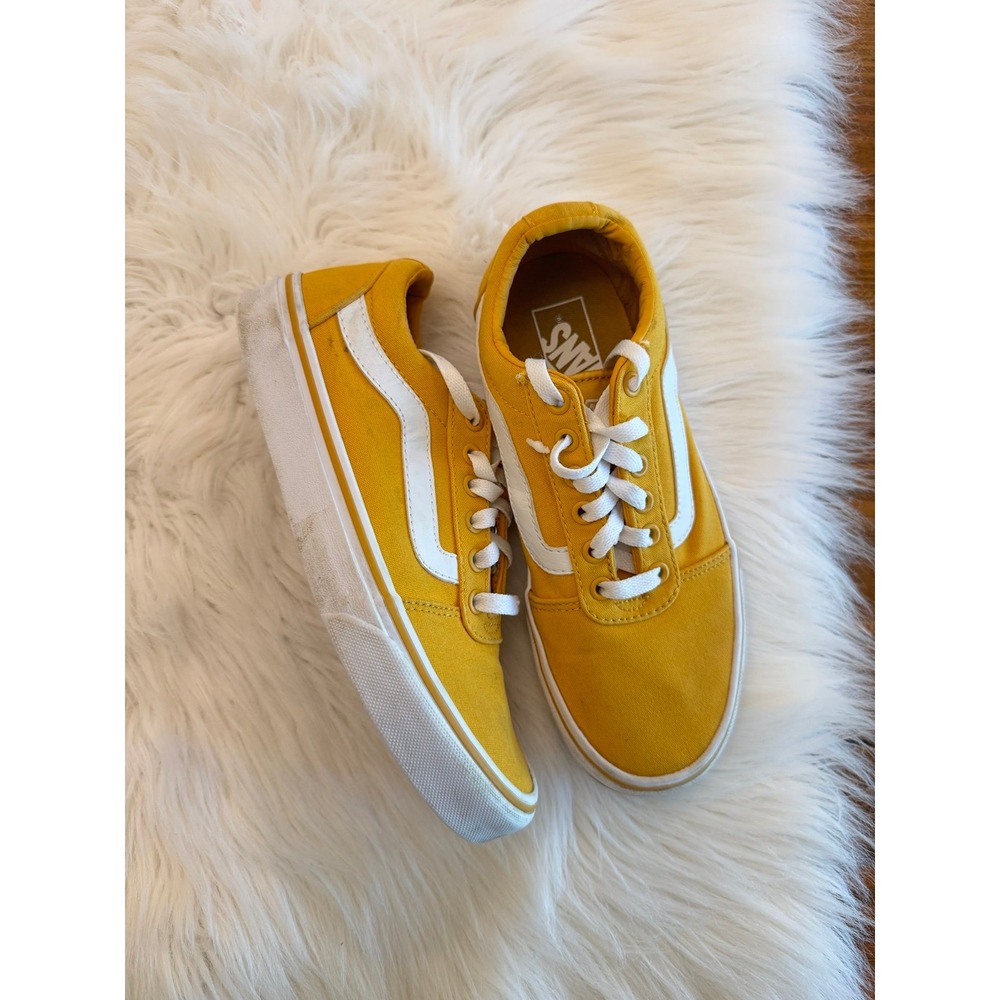 Woman's size 7.5 yellow vans